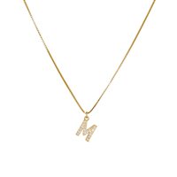 Collana Dilvdò Donna Letters in Argento Zircone CLDOM